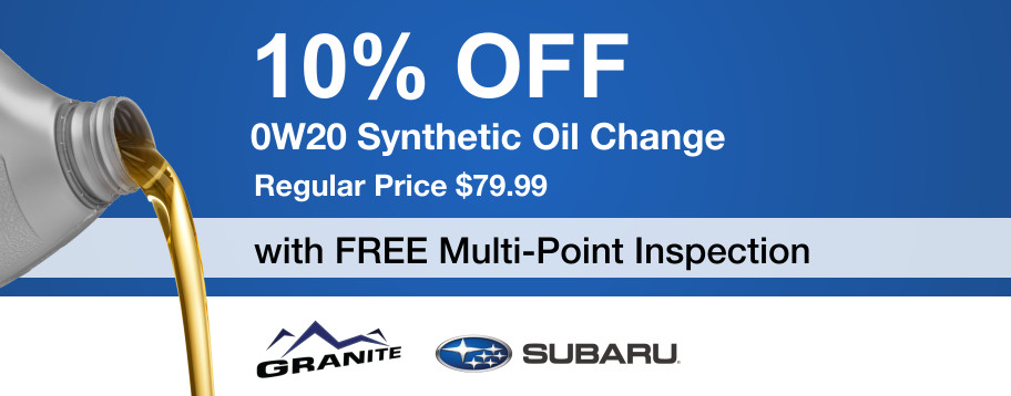 Oil Change | Granite Subaru