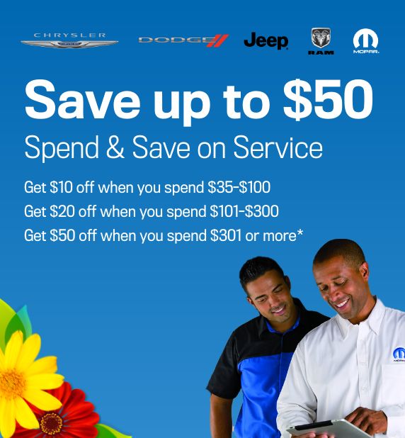 Mopar Service Specials McKinney TX Coupon Offers For Frisco, Prosper